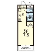 モンパレ上水前寺の間取り画像