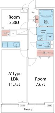 リブリ・三軒茶屋の間取り画像