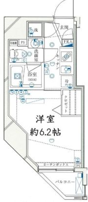 ライズコート東京イーストの間取り画像