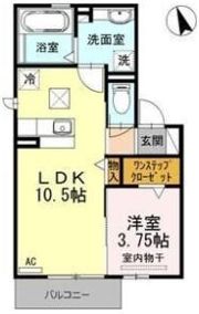 プレジールの間取り画像