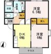 ボナール新城 A棟の間取り画像