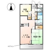 キャッスルアネックスの間取り画像
