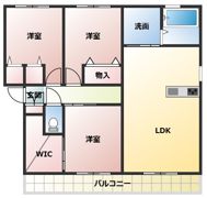 フォレスタ綱分の間取り画像