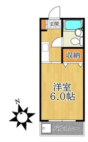 マンションビビットの間取り画像