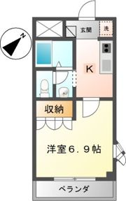 スカイコートの間取り画像