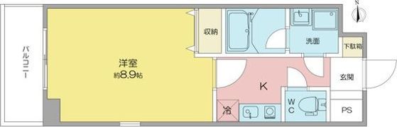 カーサ千種Bの間取り画像