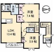 クィーンズコート Ⅰ棟の間取り画像