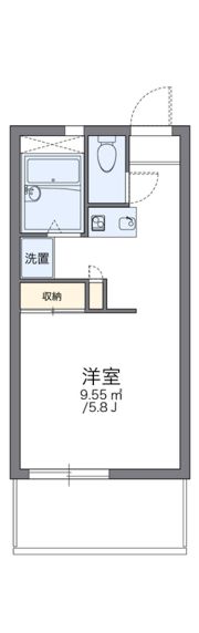 レオパレストウィンクル妙典Bの間取り画像