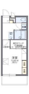 レオパレスグルーデテンポの間取り画像