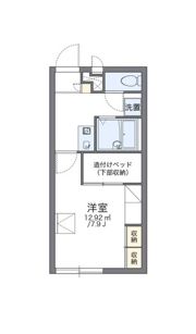レオパレスパル3の間取り画像