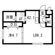 RainbowRoad恵庭（レインボーロード恵庭）の間取り画像