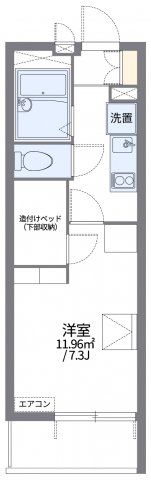 レオパレス幸の間取り画像