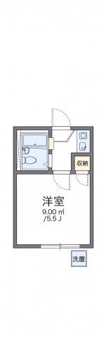レオパレスホワイトアイランドの間取り画像
