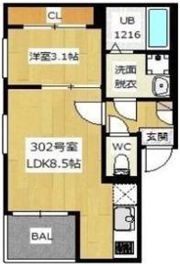 REGALEST サンメゾン四ノ宮の間取り画像