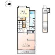 フォーレスター内山の間取り画像