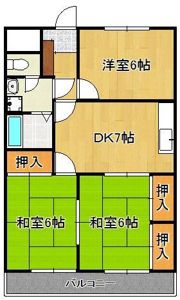 ファミール萩原の間取り画像