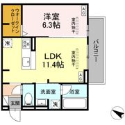 D crest長沼3丁目の間取り画像