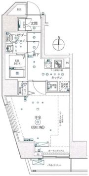 マーロ府中レジデンス＃Rの間取り画像