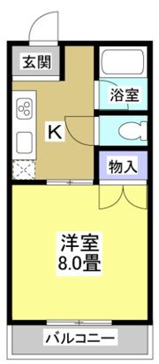 キャッスル御前谷 2-の間取り画像