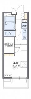 レオパレスシャルム花園の間取り画像