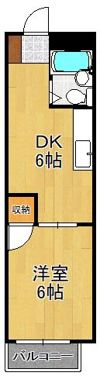 オリエンタル香春口の間取り画像