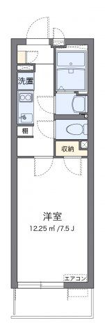 クレイノウィングコート川崎の間取り画像