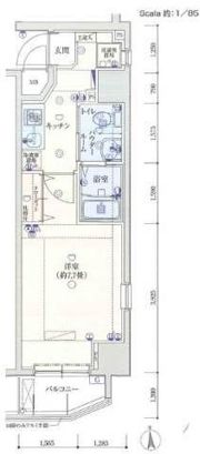 バージュアル西日暮里の間取り画像