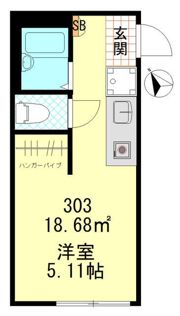 クレール弘明寺の間取り画像