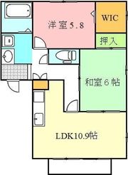 フォブール幸の間取り画像