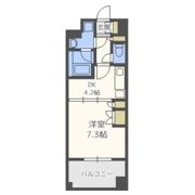 ポートヴィラ靭公園の間取り画像