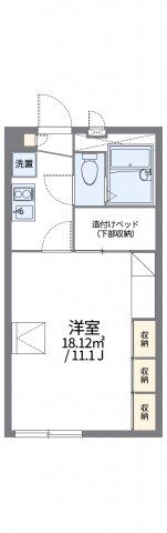 レオパレスメルベーユの間取り画像