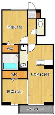 ファミールヴィラ A棟の間取り画像