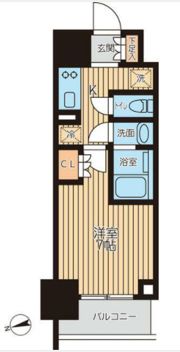 クロスレジデンス蒲田Ⅱの間取り画像