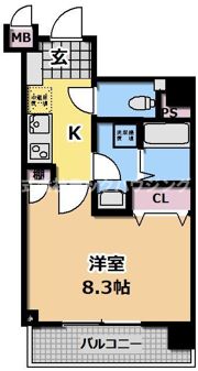 LafortⅡ城北公園通の間取り画像