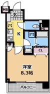 LafortⅡ城北公園通の間取り画像