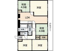 海老園春秋マンションの間取り画像