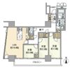 プレミストタワー靱本町の間取り画像