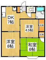 リバティーハイツの間取り画像