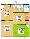 リバティーハイツの間取り画像