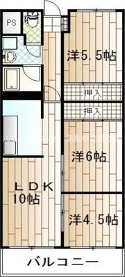 ハイマート屋島の間取り画像