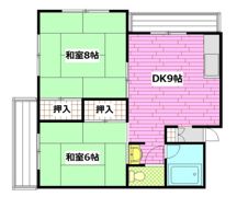 ラフォート牛田の間取り画像