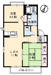 メゾンドゥラビュの間取り画像