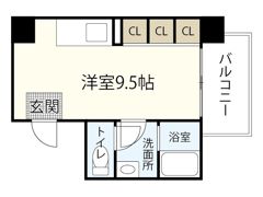 リバティ三篠の間取り画像
