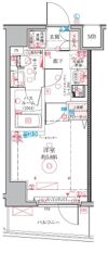 クレヴィスタ四ツ木の間取り画像