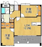 ボンボニエールの間取り画像