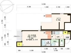 Loft15野並の間取り画像