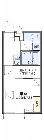 レオパレステイルザウエストの間取り画像