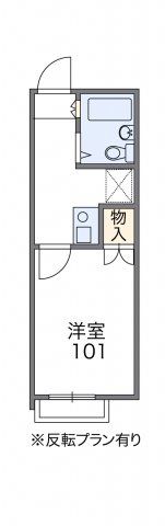 レオパレスノースアベニューの間取り画像