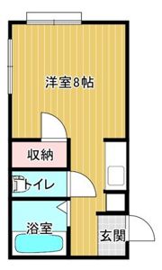 ドミール中貫の間取り画像