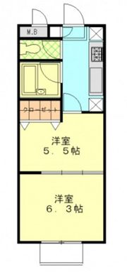 フォレストオエル国富の間取り画像
